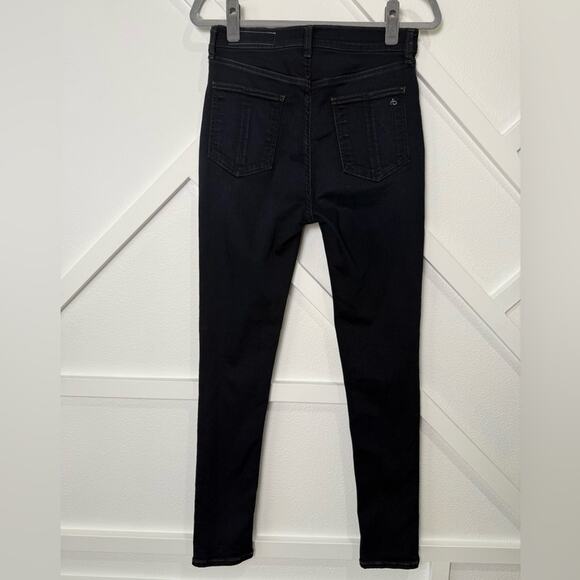 Rag & Bone High Rise Skinny Jeans in Dark Niko Wash Size 29 W1532K089NIK - Picture 5 of 12